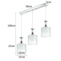 Pendant Lamp Chandelier Fixture Dining Room 3 Head Modern Ceiling Hanging Light