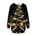 thumbnail image 3 of Robe Longue Funicet pour Femmes Été, Robe à Manches Longues, Robe à Capuche à Capuche de Noël pour Femmes Mode Décontractée Imprimée avec Poche, Robe de Noël pour Femmes, Robe à Manches 3/4 pour Femmes, 3 of 6