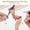 thumbnail image 4 of Monstrate 3 piezas de lápiz mecánico de 2mm para dibujar bocetos, lápices automáticos, suministros de escritura reemplazables para escuela, pinturas, 4 of 6