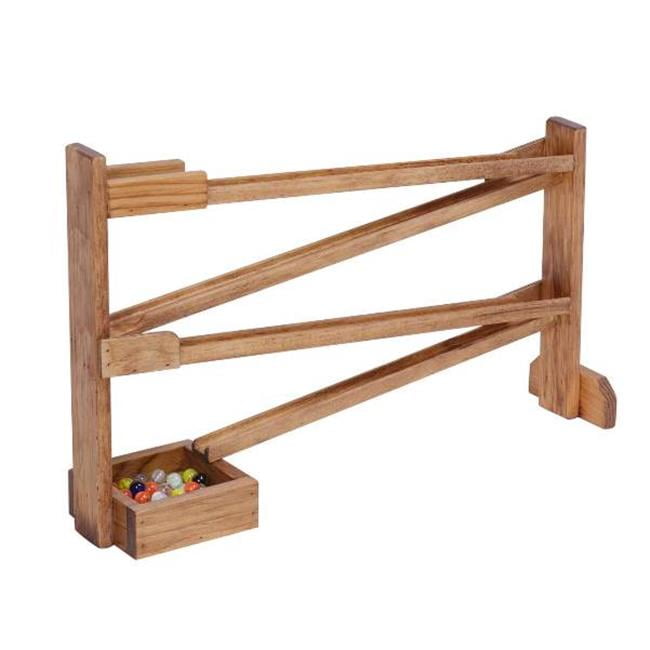 Lapps Toys Furniture 171 H Wooden Marble Run Toy Harvest