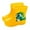 Yellow, variant on Fozruso Classic Children Rainboots Rubber Children Water Shoes Rain Boots Kids Baby Cartoon Shoes,Sizes 7(15-18 Months)