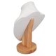 thumbnail image 3 of Collar De Joyería De Madera Soporte De Busca De Busto De Busto Elegante Multipropósito Para La Tienda En Casa Show De Vidrio, 3 of 7