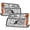 Chrome Housing Clear lens, variant on Spec-D Tuning Chrome Headlights Compatible with 2004-2012 Chevy Colorado, 2004-2012 GMC Canyon, 2006-2008 ISUZU I-Series, Left + Right Pair Headlamps Assembly