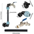 thumbnail image 5 of Apuakthei IBC Schwanenhals +3/4" Auslaufhahn Adapter Für Container Zubeh?r Regenwassertank, 5 of 5