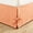 Orange, variant on CaiTeLin Lace Up Bedspread Durable Construction, Single Piece Checkered Dustproof Bed Skirt, Box Cover Apron Bedding For Home Bedroom Spring Summer Decor