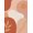 Orange, Pattern 10, variant on ODIKA 4'x6' Orange Blue Mid-Century Design Washable Area Rug Retro Abstract Shapes with Bold Geometric Flair Non-Slip, Chair-Friendly, Flatwoven for Home Office, Under Desk