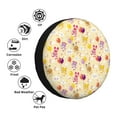 thumbnail image 4 of Yiaed Rabbit And Balloon Print Tire Wheel Cover, Waterproof Spare Tire Cover Fit for Jeep, Truck,Trailer, RV, SUV, Camper and Most Vehicle-15 inch, 4 of 6