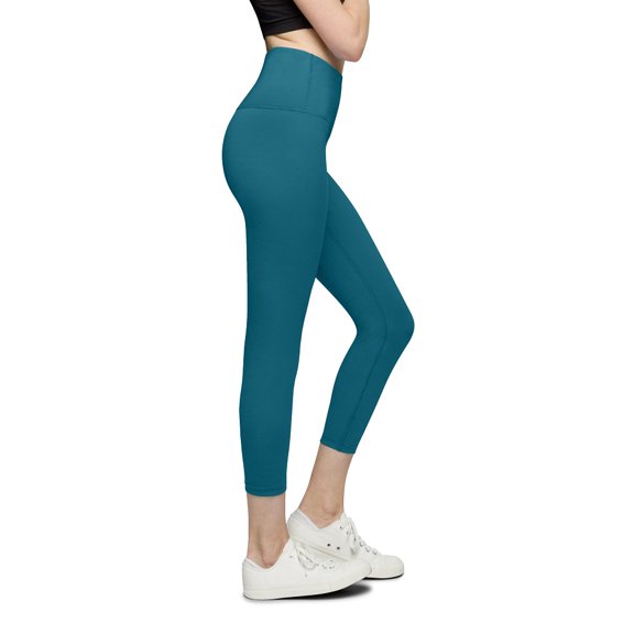 BROOKLYN JAX Yoga Leggings for Women - High Waist - Running - Full or 7/8 Length