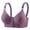 Z-Purple, variant on Akmaiox Plus Size Bras for Women, Full Support Wirefree Front Closure Push Up Bra, Soft Comfy Seamless Everyday No Underwire Lingerie for Women