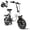 White, variant on ECLIO 750W Folding Step-Through Electric Bike, 48V 14Ah Removable Battery, Up to 60 Miles, 16" Compact Ebike with Rear Rack, Front Suspension, Pink