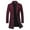 Wine, variant on Honeeladyy Men's And Winter Business Woolen Coat Double Breasted Lapel Mid Length Coat Coat Winter Coats