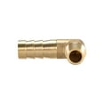 thumbnail image 4 of Unique Bargains Brass Barb Hose Fittings 90 Degree Elbow Barbed G Male Pipe Connectors 10mm, 4 of 5