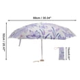 thumbnail image 4 of Unique Bargains 1 Pc Travel umbrella Ultraviolet Protection Umbrella Purple, 4 of 6