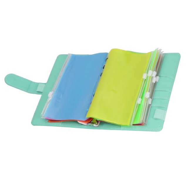 Carpeta de Ahorros Bling Bling Carpeta de Efectivo de Cuero de PU A6