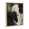 thumbnail image 2 of Stupell Industries Modern Dual Spirit Horses Gold Floating Frame Canvas Art, 17 x 21, by Svetlana Aleynikova, 2 of 8