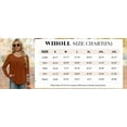 thumbnail image 6 of Ronuti Womens Plus Size Tops Fall Long Sleeve Shirts Crew Neck Casual Loose Tunic Blouses, 6 of 7