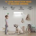 thumbnail image 2 of SHILIU-Under Cabinet Lighting, 2 Pack Motion Sensor Light Indoor Dimming Wireless Closet Light, Stick-On Under Counter Lights, LED Rechargeable Lights for Kitchen Bedroom Stair, 30CM, 2 of 4