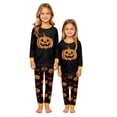 thumbnail image 2 of Racifhz Halloween Family Matching Pajamas Set Cozy Long Sleeve Top and Pants Sleepwear Festive Printed Loungewear Outfits for Holiday Movie Night and Autumn Fall Celebrations, 2 of 5