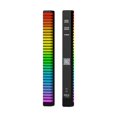thumbnail image 4 of 2pcs D10 3D Display RGB 32 LED tira de luz activada por voz (recargable), 4 of 4