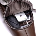 thumbnail image 3 of Bolso bandolera de un solo hombro con cierre informal, de gran capacidad y doble tirador para hombre, bolso de ciclismo para hombre, 3 of 3