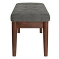 thumbnail image 3 of Banc moderne en velours, charbon d’époque, 3 of 7