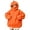 Orange, variant on YUANxueke Boys Girls Pumpkin Design Sweatshirt with Zipper Hood Oversized Drop Shoulder Loose Fit Tops with Pocket,Orange,5 Years