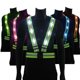 thumbnail image 5 of Chaleco iluminado LED Chaleco reflectante de tráfico nocturno Carga USB, 5 of 5