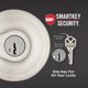thumbnail image 4 of Manija de puerta de entrada Kwikset Henley con cerradura y llave Palanca reversible con llave segura Exterior para entrada principal y dormitorios Níquel satinado Resistente a golpes Smartkey Rekey Se, 4 of 5