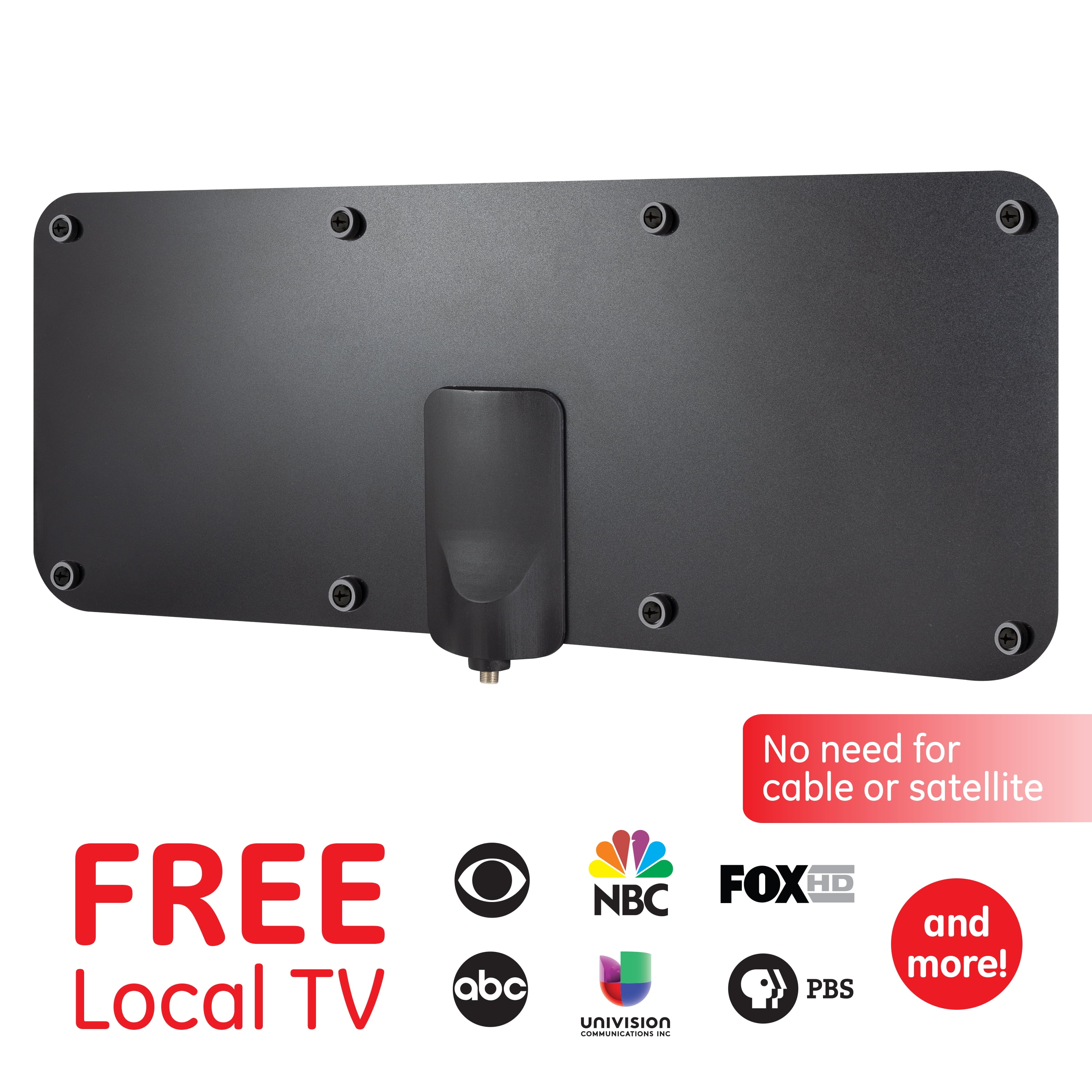 Ge Ultra Edge Outdoor Hd Tv Antenna 60 Miles Black 540 Walmart Com Walmart Com