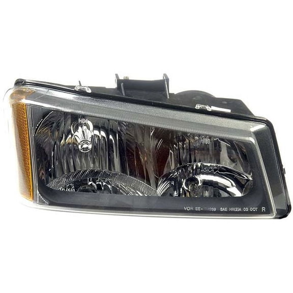 Right Headlight Assembly - Compatible with 2003 - 2004 Chevy Silverado 2500 HD