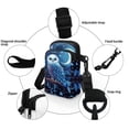 thumbnail image 5 of HELLHERO Sea Turtle and Starfish Design Crossbody Sling Bags with Zipper Underarm Shoulder Bag Vintage Polyester, 5 of 7