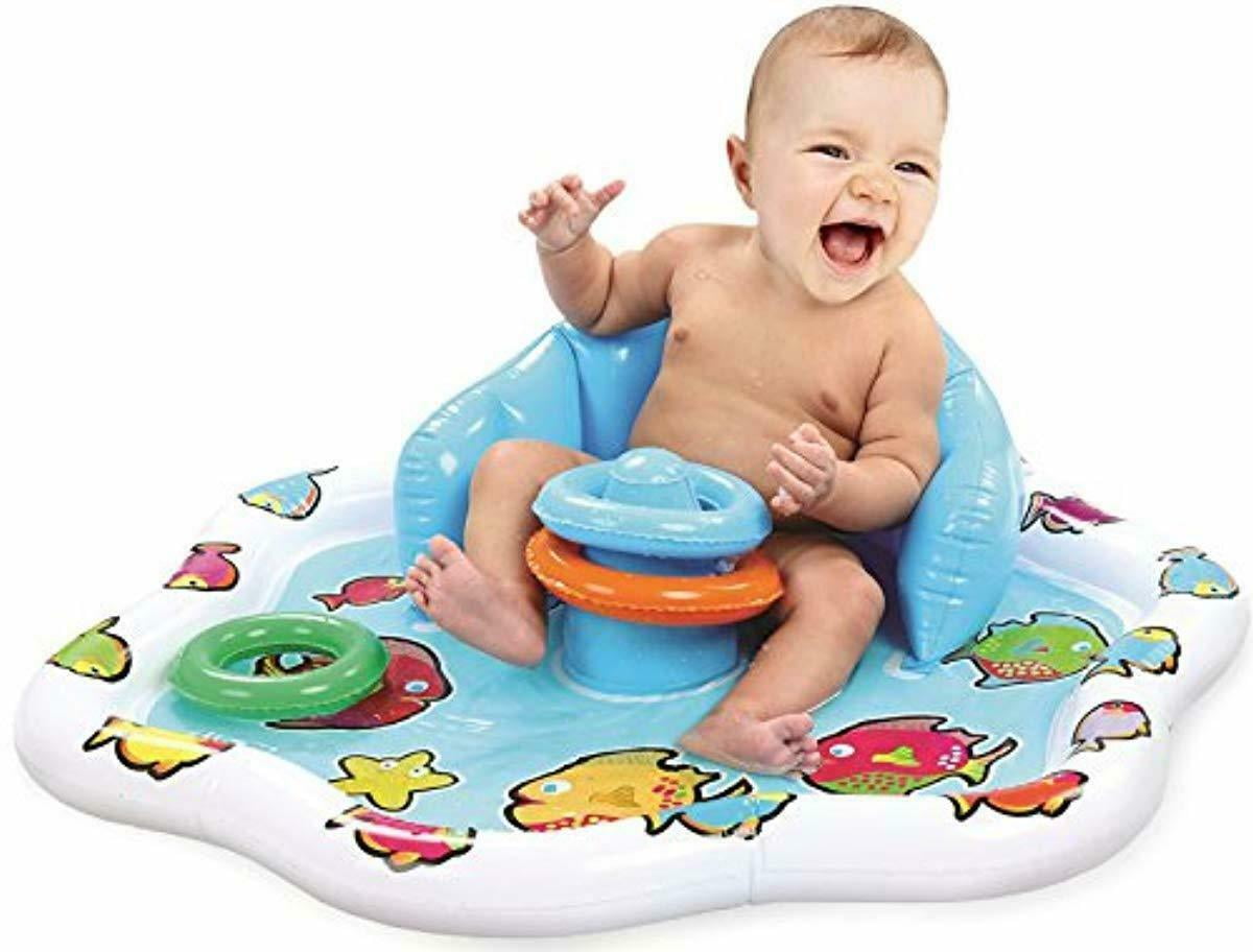 Inflatable Water Mat For Baby Infant Toddlers Mattress Splash Playmat Play Mat 