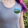 thumbnail image 2 of Roadrunner Runs Fast Pinback Button Pin, 2 of 4