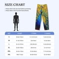 thumbnail image 4 of Gaeub Peacocks Print Mens Pajama Pants,Lounge Pants With Pockets And Drawstring-XX-Large, 4 of 6