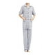 thumbnail image 1 of Pijama Franela Hombre Conjunto Camisa Y Pantalón color Gris, 1 of 6