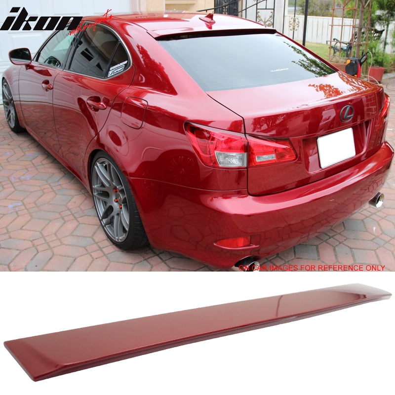 Fit 06-13 IS250 IS350 4Dr ISF Painted OE Style Roof Spoiler OEM Painted Color