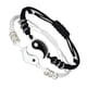 thumbnail image 2 of Pulsera de cuerda Yin Yang Tai Chi estilo tradicional chino, pulsera ajustable con dijes, mejores amigos, amistad, novio, novia, 2 of 4