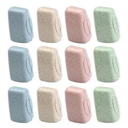 UCEC Toothbrush Covers 6 Pack - Protector Caps With Clip For Travel, Bathroom, Camping, School