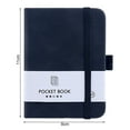 thumbnail image 6 of Temacd Notebook Stylish Portable Diary Notebook with Elastic Strap Design Compact Record Notepad for Home Office, 6 of 8