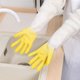 thumbnail image 2 of Guantes de limpieza de silicona Guantes de limpieza para lavavajillas Estropajo Esponja para lavar platos Guantes de goma Herramientas de limpieza, 2 of 5