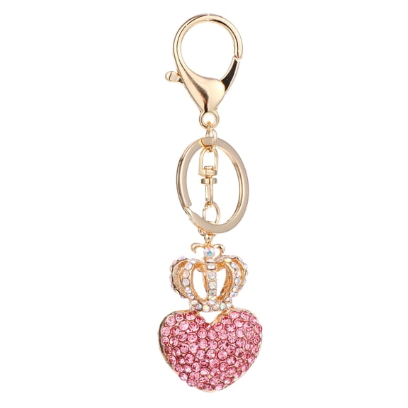 1Pc Couple Crown Design Keychain Fashion Car Bag Pendant Gift Metal Key Ring