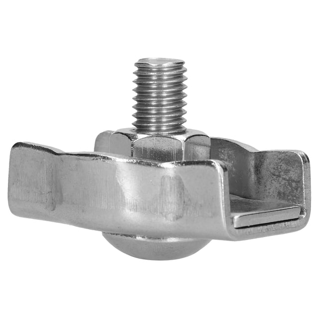 Stainless Steel Cable Clamp, Caliper Hardware Easy Adjust Wire Rope Clips For Bare Antenna For Ship For Heavy Rigging 50Pcs M2,20Pcs M6,5Pcs M10