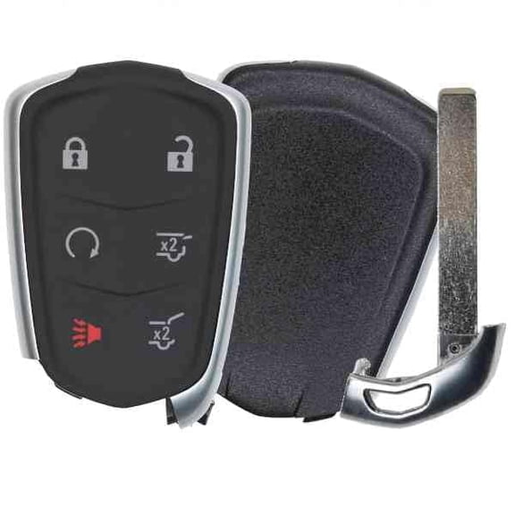 Keys4Less Replcament Smart Key Fob for Cadillac Escalade 2020 FCC HYQ2EB 2AOKM-G2EB Part Number 13598512 13580794 13594029 (all part numbers are interchangeable)