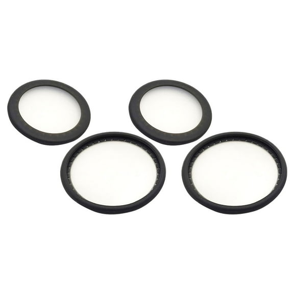 LULULION 2Sets Black PVC Stethoscope Bell Cover Diaphragm Replacement for Enhanced Durability