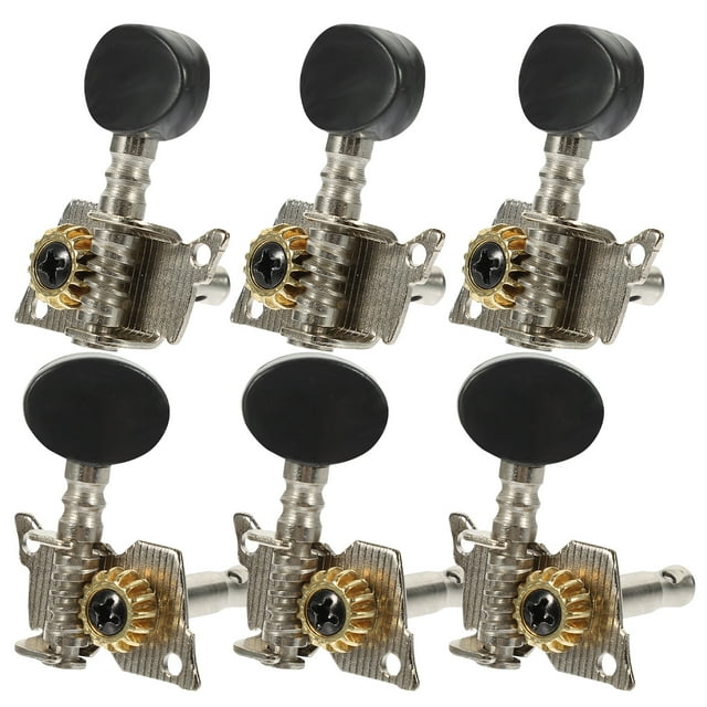 Shisuyan 6pcs Guitar Tuner Pegs Folk Guitar Tuning Pegs Instrument Accessories Guitar Tuning Keys