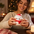 thumbnail image 4 of Christmas Snowman Squishy Hand Squeeze Toy Slow Rising Fidget Stress Ball for Kids Adults Teens Anxiety Relief Decompression Office Desk Decoration Travel Portable, 4 of 4