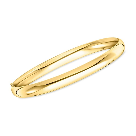 Ross-Simons 14kt Yellow Gold Polished Bangle Bracelet, Women's, Adult