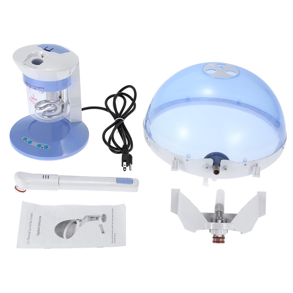 Anself Portable Face & Hair Steamer Dryer Mini Facial Hot Steamer Spa