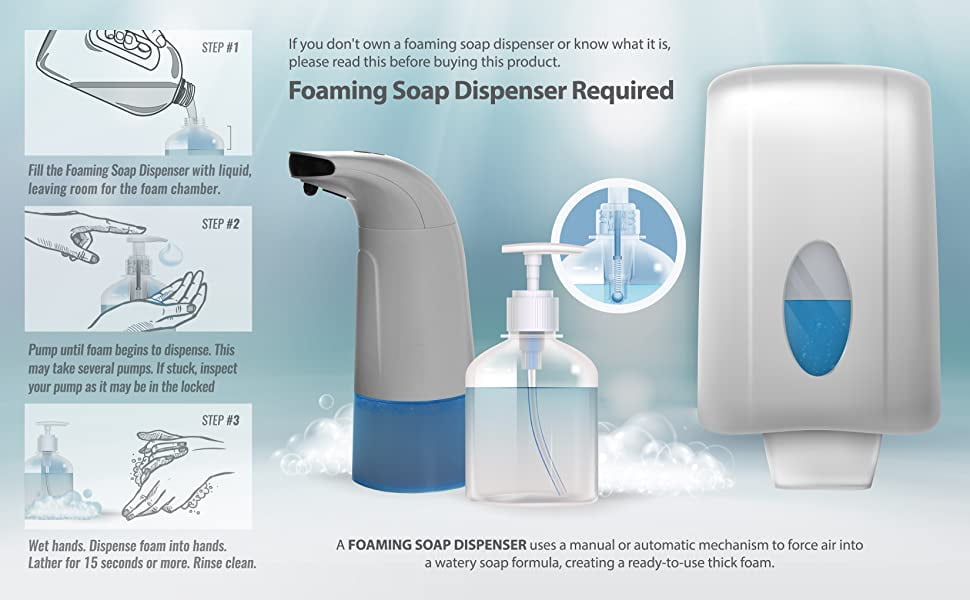 Warm Vanilla Sugar Scent Foaming Antibacterial Hand Soap For Sensitive & Dry Skin - 1 Gallon Refill.