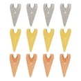 thumbnail image 1 of Weiweiguan 12Pcs Bookmaker Clips Stainless Steel Bookmaker Clips Retro Label Clips, 1 of 7